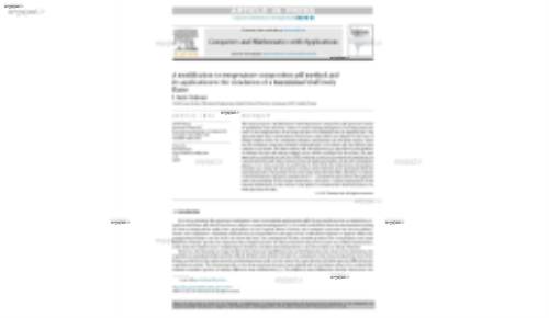 A modification to temperature-composition pdf method and its application to the simulation of a transitional bluff-body flame